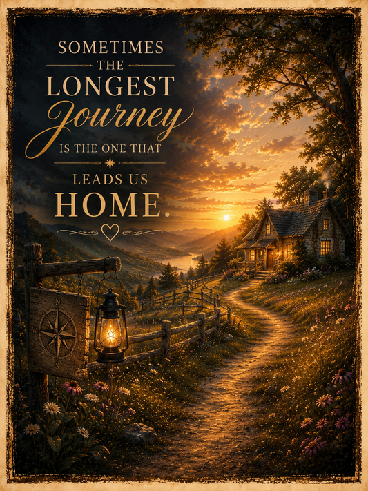 Finding My Way Home; Compass Gallery Print Collection No. 1