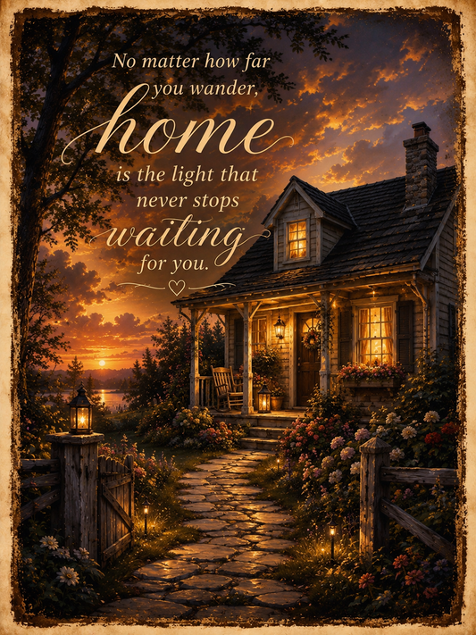 No Matter How Far You Wander; Home Gallery Print Collection No. 1