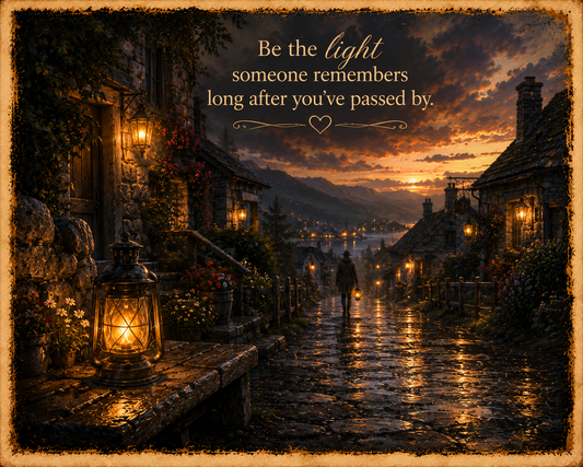 Be The Light; Lantern Gallery Print Collection No. 5