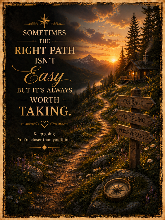 Your Heart Always Knows the Way Compass Gallery Print Collection No. 3