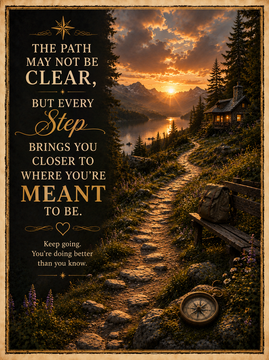 The Right Path Finds Those Who Keep Going